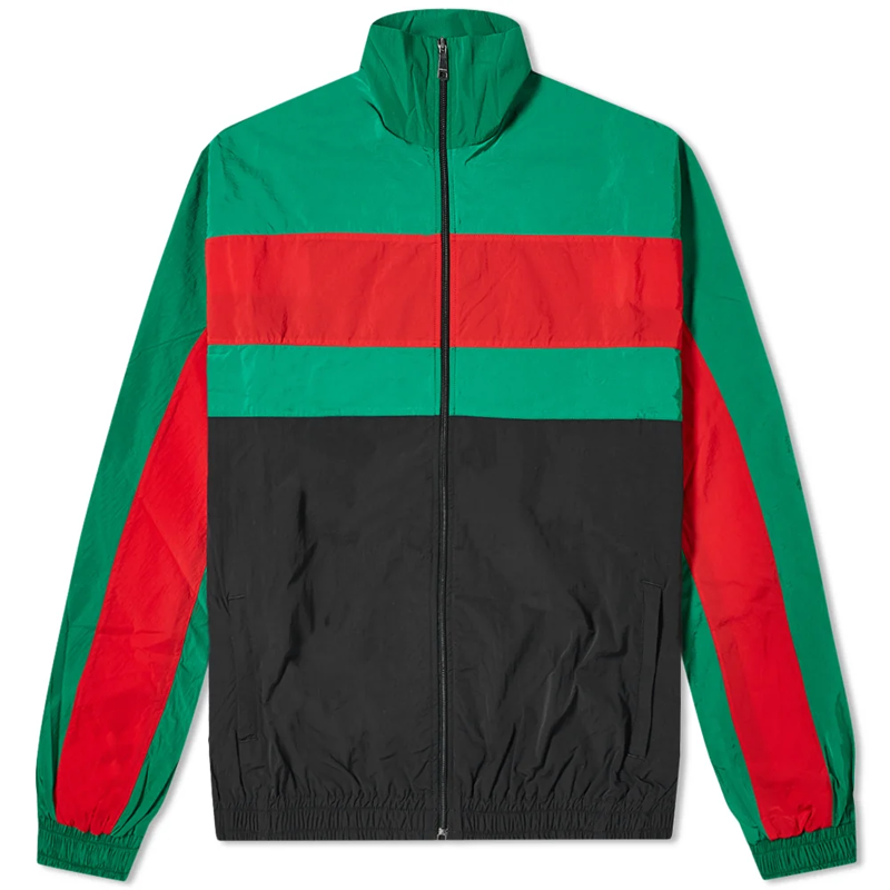 Winter Autumn Colorblock Tracksuit Men