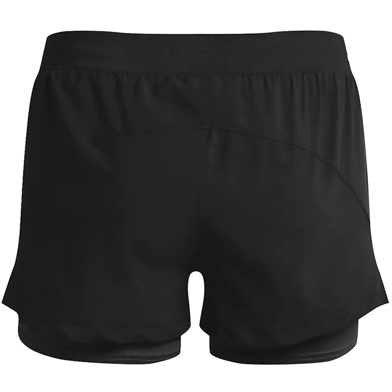 Grey 2 in 1 Running Shorts